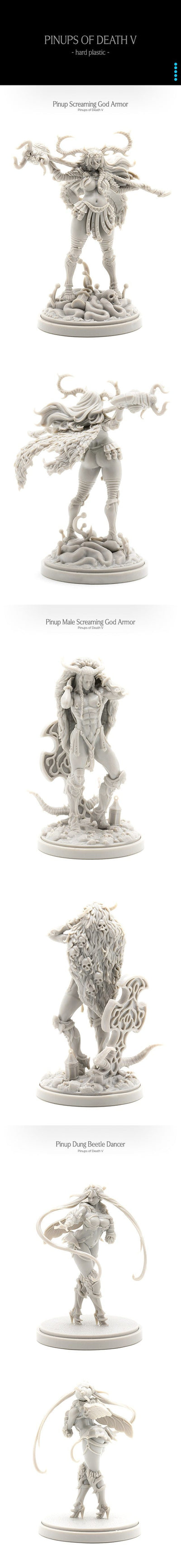 Kingdom Death Monster: Pinups of Death V (Speciale pre-ordine Kickstarter) Kickstarter Board Game Supplemento Kingdom Death