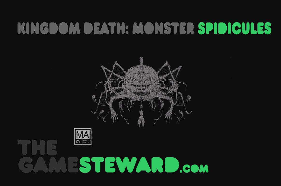 Kingdom Death Monster: espansione del gioco del consiglio di vendita al dettaglio di espansione di spidicules Kingdom Death