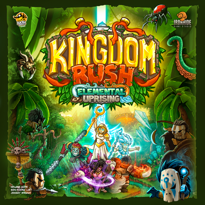 Kingdom Rush : Elemental Rising Elemenace Hoard 게임 플레이 올인 서약 번들 (킥 스타터 선주문 특별) 보드 게임 괴짜, 킥 스타터 게임, 킥 스타터 보드 게임, 보드 게임, Lucky Duck Games, Kingdom Rush Elemental Uprising, 킥 스타터 보드 게임, 협동 게임, 손 관리 Lucky Duck Games KS000967B