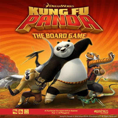 Kung Fu Panda plus Masters Miniatyres och spelarbrädor (Kickstarter förbeställning Special) Kickstarter brädspel Modiphius Entertainment