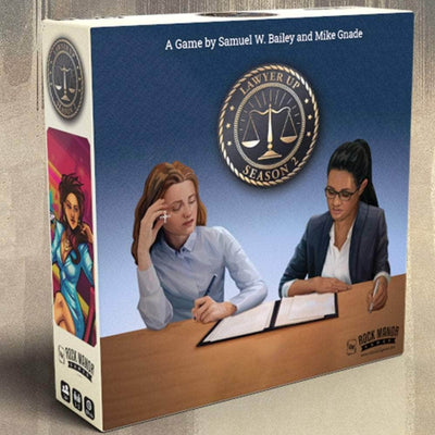 Lawyer Up: حزمة توسيع الموسم الثاني All In Pledge (إصدار Kickstarter للطلب المسبق) توسيع لعبة Kickstarter Board Rock Manor Games KS001021B