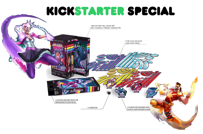 Lazer Ryderz (Kickstarter Special) Kickstarter Board Game Greater Than Games (Nexus favoloso)