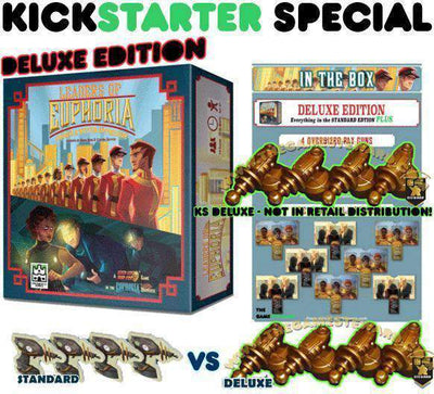 Euphoria的领导者：Deluxe Edition（Kickstarter Special）Kickstarter棋盘游戏 Overworld Games 069685926323 KS000622