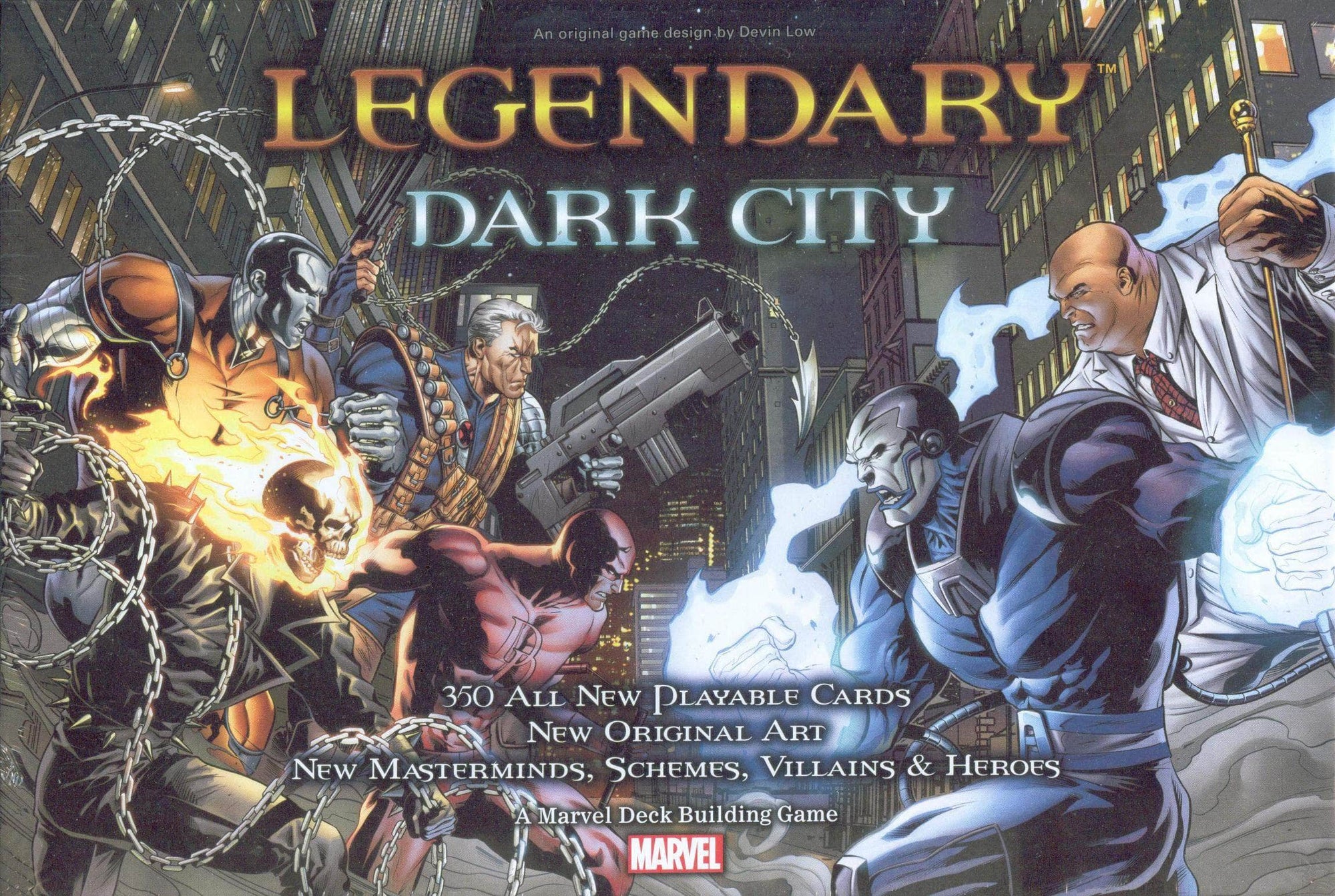 Legendario: Dark City (edición minorista) Expansión del juego de mesa minorista Upper Deck Entertainment KS800364A
