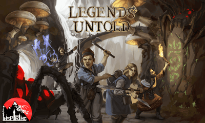 Legends Untold: The Caves (Kickstarter förbeställning Special) Kickstarter brädspel Inspiring Games