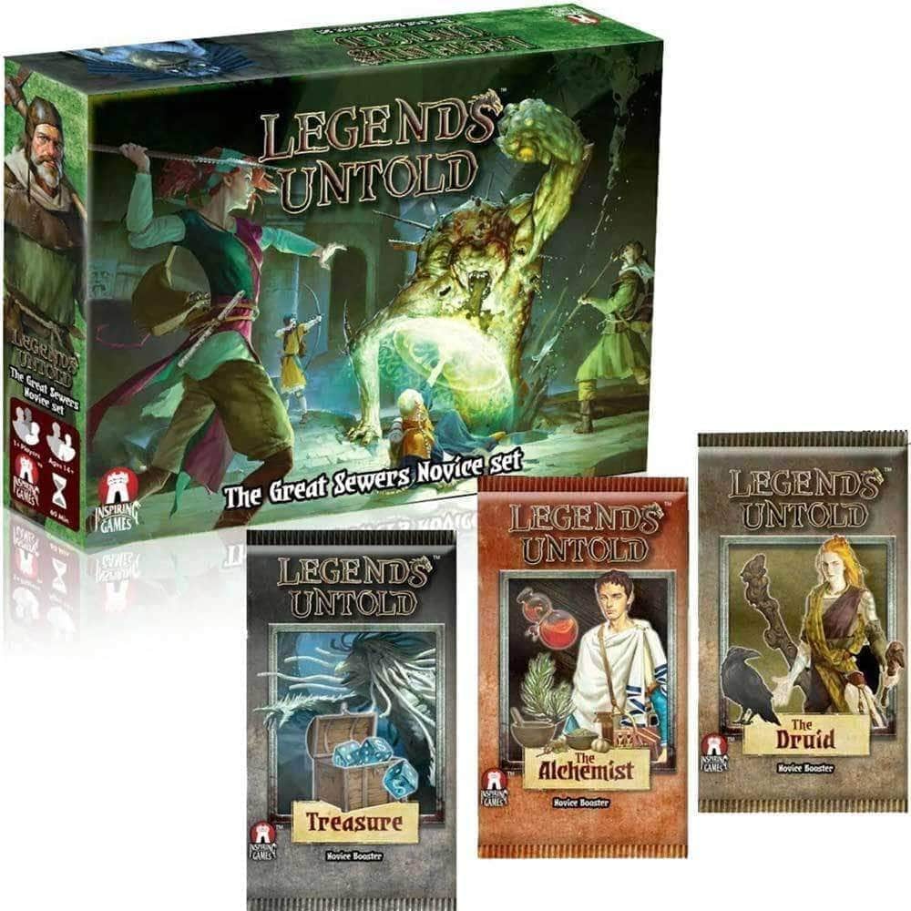 Legends Untold: The Great Sewers Novice Set (Kickstarter Special) jogo de tabuleiro Kickstarter Inspiring Games 604565133878 KS000632A
