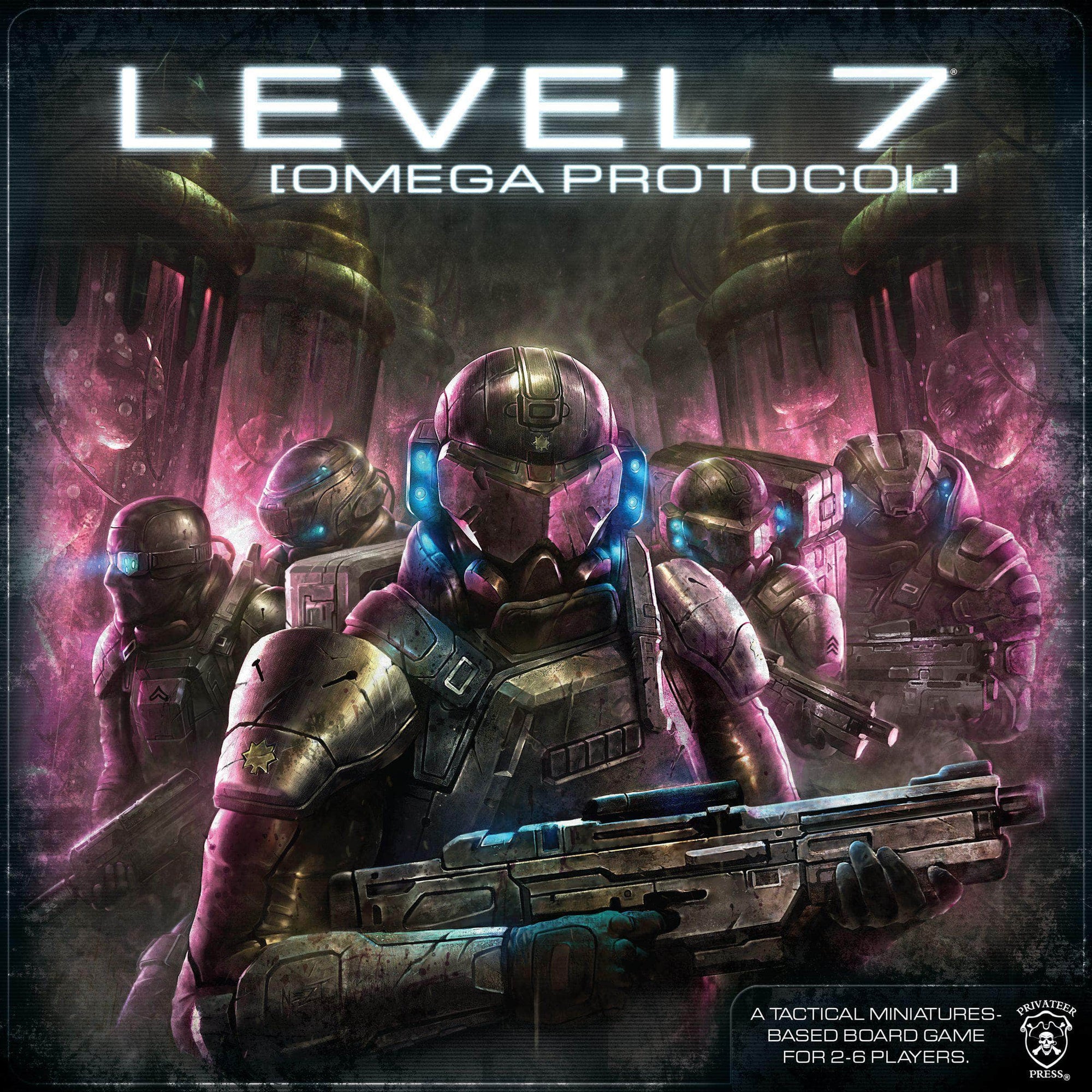 المستوى 7 [بروتوكول أوميغا] (إصدار البيع بالتجزئة) لعبة لوحة البيع بالتجزئة Privateer Press KS800363A