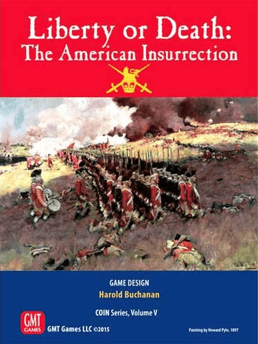 Liberty ou Death: The American Insurrection (Retail Edition) Retail Board Game GMT Games KS800434A