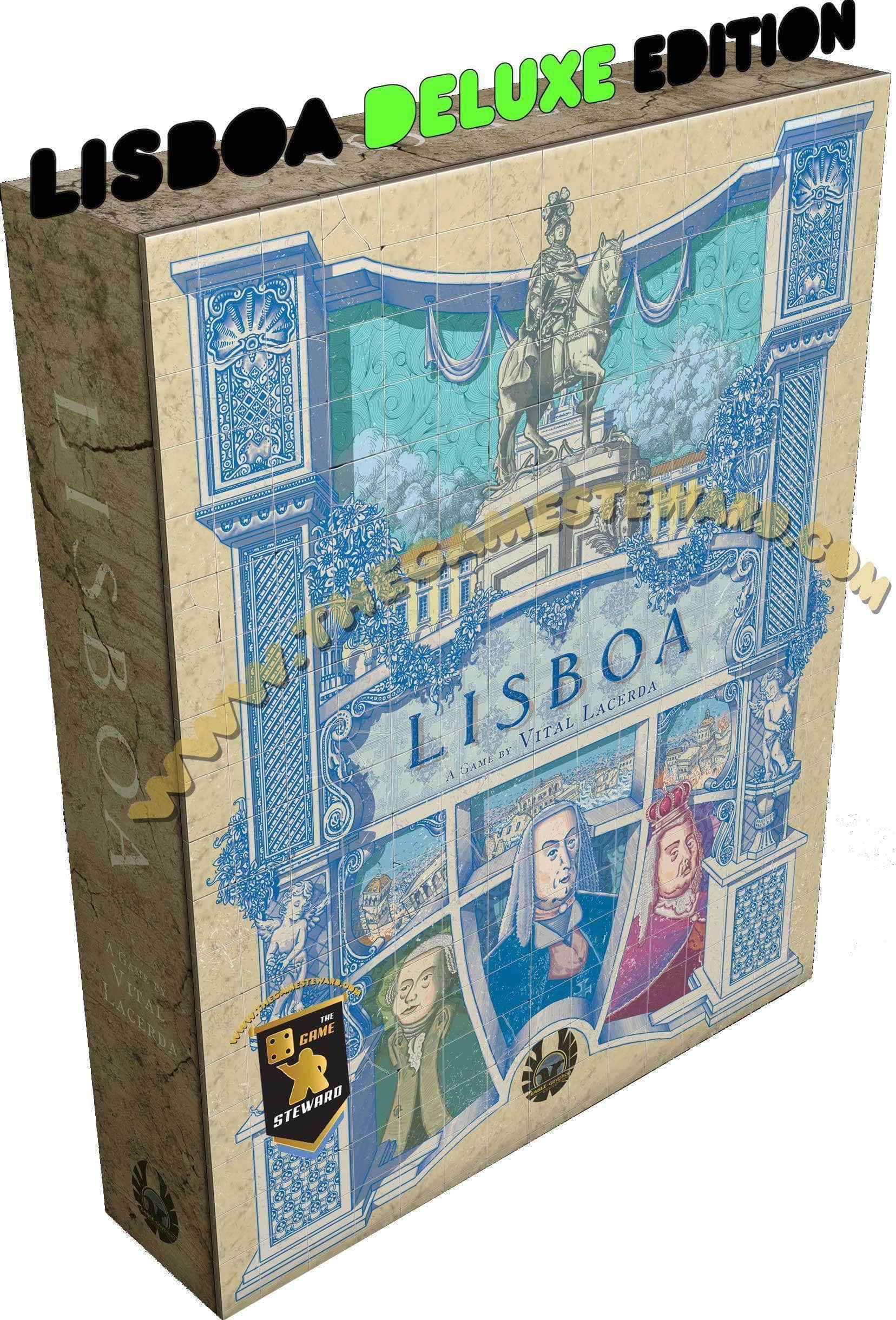 Lisboa: Deluxe Edition Plus Variant Queen (Kickstarter Special) Game de conseil Kickstarter Eagle Gryphon Games 609456647670 KS000633
