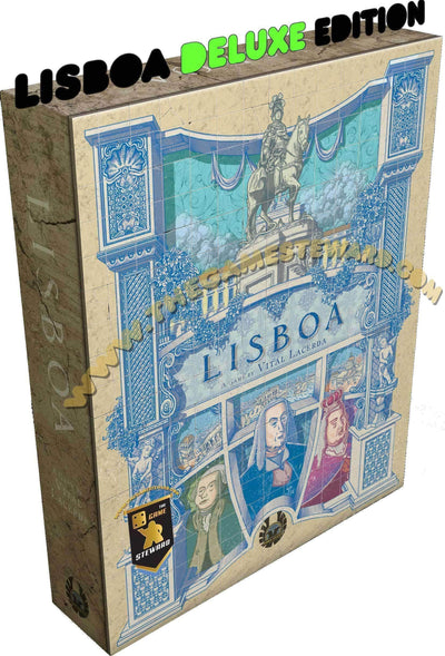 Lisboa: Deluxe Edition Plus Queen Variant (Kickstarter Special) เกมบอร์ด Kickstarter เกม Eagle-Gryphon 609456647670 KS000633