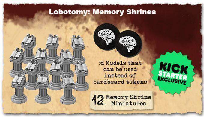 Lobotomie: Memory Shrine Miniatures Accessoire (Kickstarter Special) Kickstarter -Brettspiel -Erweiterung Titan Forge Games