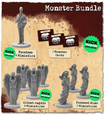 Lobotomy: Monster Bundle I (Kickstarter Special) การขยายเกมกระดาน Kickstarter Titan Forge Games