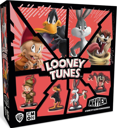 Looney Tunes Mayhem Bundle (Kickstarter forudbestilling Special) Board Game Geek, Kickstarter Games, Games, Kickstarter Board Games, Board Games, CMON Begrænset, Looney Tunes Mayhem, Kickstarter Board Games, Team Based Games, Alexio Schneeberger CMON KS001069A