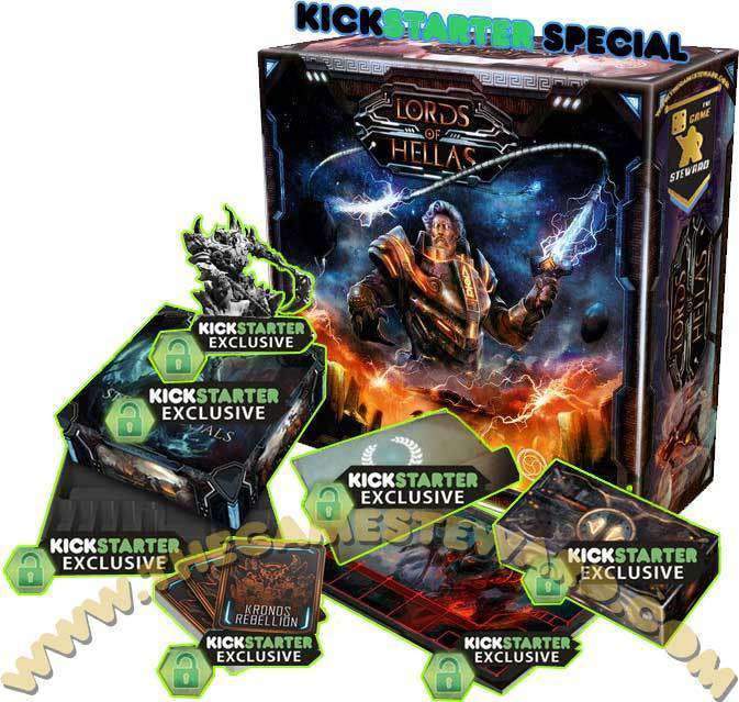 Lords of Hellas: Titan Pledge Edition (Kickstarter Pre-Order Special) Kickstarter Board Game Awaken Realms