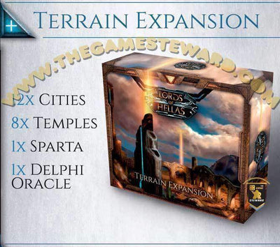 Lords of Hellas: Titan Pledge Edition (Kickstarter ennakkotilaus) Kickstarter Board Game Awaken Realms
