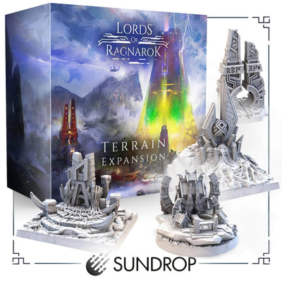 Lords of Ragnarok: Kolekcjonerski pakiet All-In Sundrop Pledge (specjalne zamówienie w przedsprzedaży na Kickstarterze) Gra planszowa na Kickstarterze Awaken Realms KS001207A