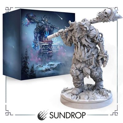 Lords of Ragnarok: Kolekcjonerski pakiet All-In Sundrop Pledge (specjalne zamówienie w przedsprzedaży na Kickstarterze) Gra planszowa na Kickstarterze Awaken Realms KS001207A