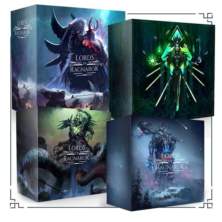 Lords of Ragnarok: GamePlay All-In Promedge Bundle (Kickstarter Pre-Order Special) Juego de mesa de Kickstarter Awaken Realms KS001207C