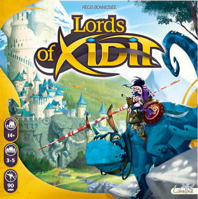 Lords of Xidit (vähittäiskaupan painos) vähittäiskaupan lautapeli Libellud KS800407a