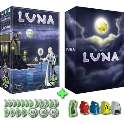 Luna Deluxified Plus metalowe monety (Kickstarter w przedsprzedaży Special) Kickstarter Game Hall Games