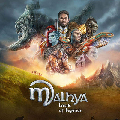 Malhya: Land of Legends Heroc Edition -paketti (Kickstarter Pre-tilaus Special) Kickstarter Board Game La Boite de Jeu KS001243a