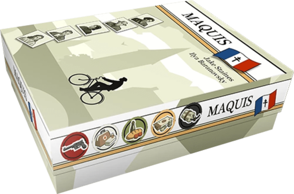 Maquis: حزمة مستوى Maquisard Pledge (طلب خاص لـ Kickstarter) لعبة اللوحة Geek، وألعاب Kickstarter، والألعاب، وألعاب Kickstarter Board، وألعاب الطاولة، والنشر على الويب، Side Room Games، ماكيس، الألعاب Steward متجر Kickstarter Edition، ألعاب توظيف العمال (منشورة على الويب)