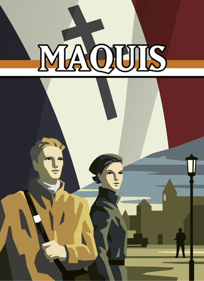 MAQUIS: MAQUISARD Pledge Level Bundle (Kickstarter Precomder Special) Game de société GEEK, jeux Kickstarter, jeux, jeux de société Kickstarter, jeux de société, Web publié, Side Room Games, Maquis, les jeux Steward Kickstarter Edition Shop, Worker Placement Games (Web publié)