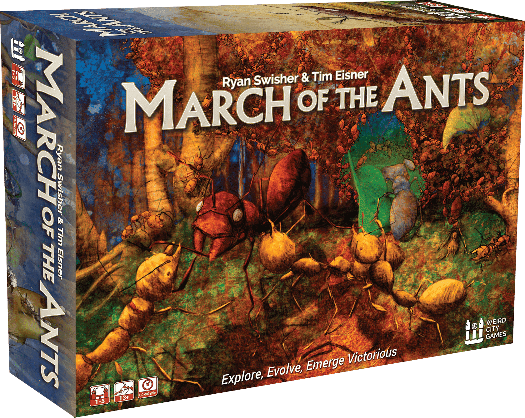 März der Ants (Kickstarter Special) Kickstarter -Brettspiel Weird City Games