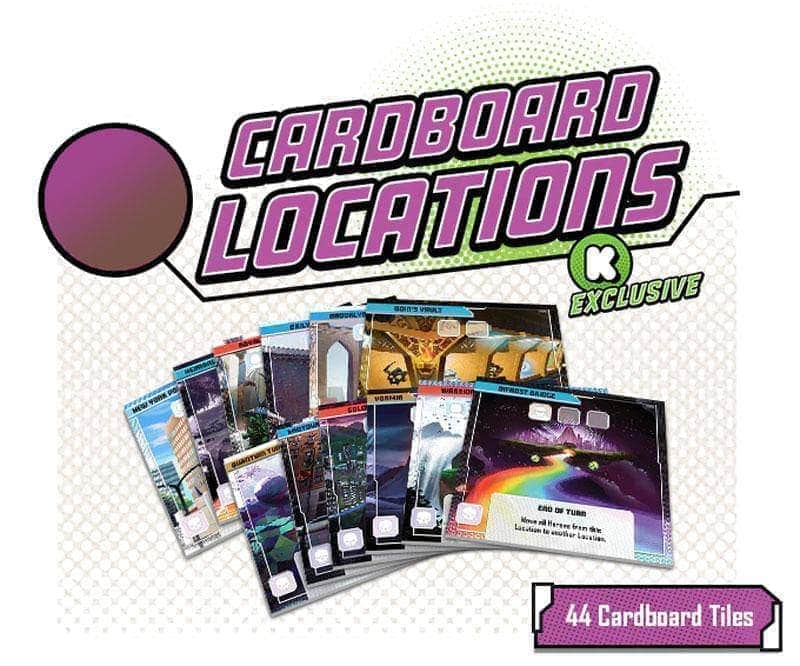 Marvel United: Cardboard Locations (Kickstarter Special) لعبة Kickstarter Board CMON محدودة KS000985H