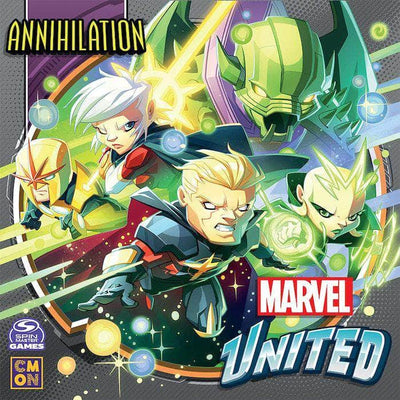 Marvel United: pacote de expansão de aniquilação multiverso (especial de pré-encomenda do Kickstarter) expansão do jogo de tabuleiro Kickstarter CMON KS001386A