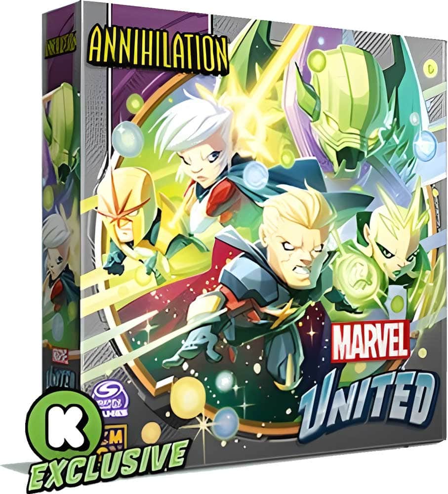 Marvel United: Extension de l'annihilation Multiverse (Kickstarter Precomder Special) Extension du jeu du conseil d'administration de Kickstarter CMON KS001386A