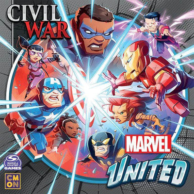 مجموعة Marvel United: Multiverse Civil War Expansion Bundle (طلب Kickstarter الخاص بالطلب المسبق) توسيع لعبة Kickstarter Board CMON KS001390A