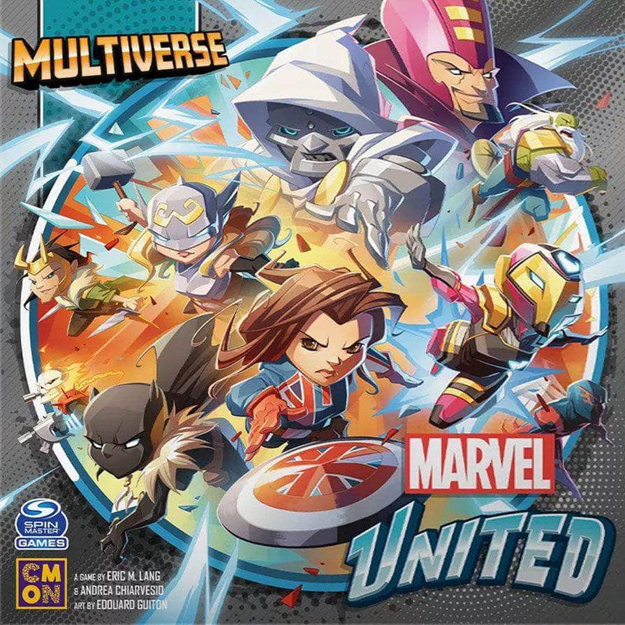 Marvel United: مجموعة Multiverse Multiverse Pledge (طلب خاص لطلب مسبق من Kickstarter) لعبة Kickstarter Board CMON KS001392A