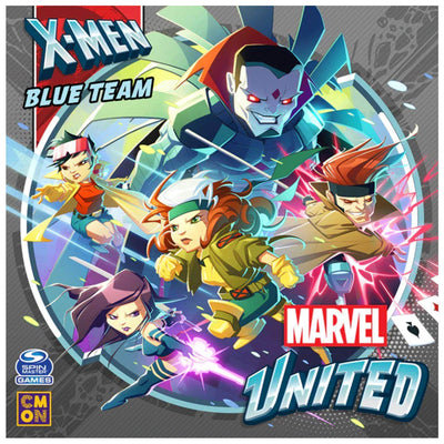 Marvel United: X-Men Blue Team Expansion Expansion Bunder (Kickstarter pre-pedido especial) Expansión del juego de mesa de Kickstarter CMON KS001099B