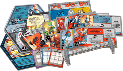 Marvel United: X-Men Cardboard Villain Dashboards (Kickstarter w przedsprzedaży Special) Suplement gry planszowej Kickstarter CMON KS001099D