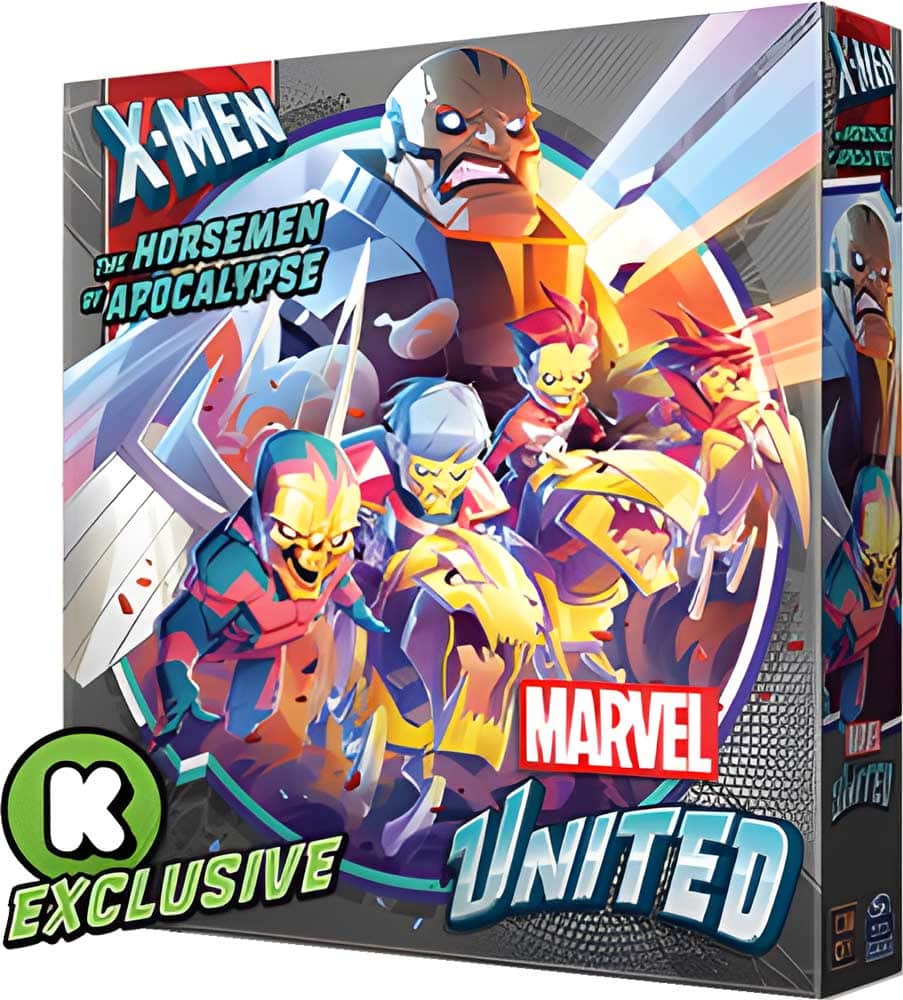Marvel United: X-Men Horsemen da expansão da Apocalypse (Kickstarter Pré-encomenda) Expansão do jogo de tabuleiro Kickstarter CMON KS001099J
