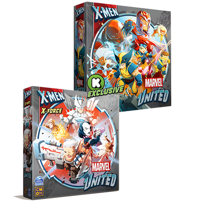 Marvel United: X-Men Mutant Pledge Core Game Plus Stretch Goals Bundel (Kickstarter Pre-Order Special) Kickstarter Board Game CMON KS001099A