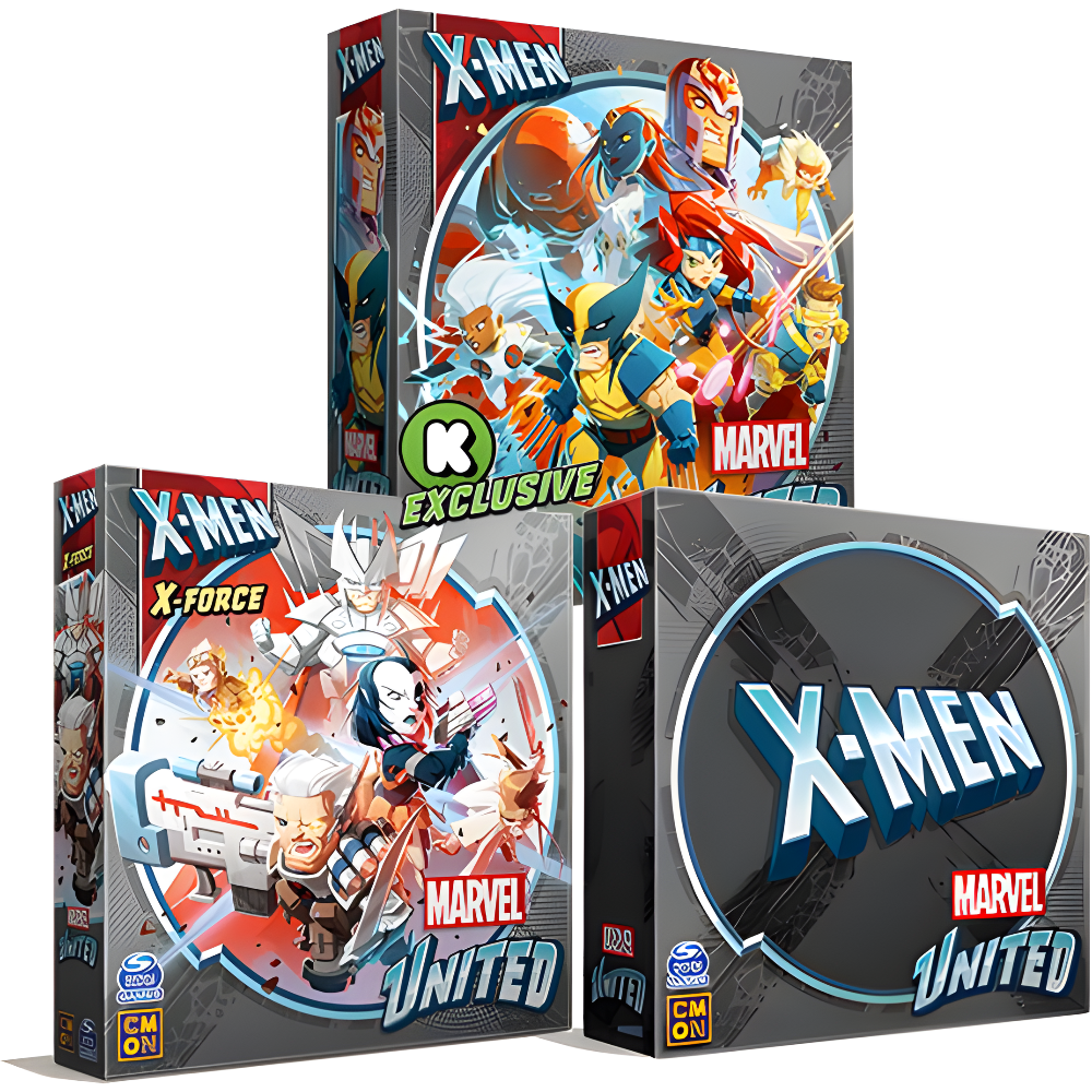 Marvel United: X-Men Mutant Pledge Core Game Plus Stretch Gold Gold (Kickstarter Pre-Order Special) Kickstarter Board Game CMON KS001099A