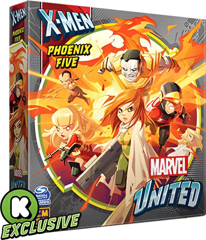 Marvel United: X-Men Phoenix Five Expansion (Kickstarter pré-encomenda especial) Expansão do jogo de tabuleiro Kickstarter CMON KS001099K
