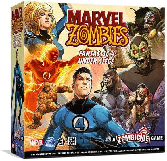 حزمة Marvel Zombies: Fantastic Four Under Siege (الطلب المسبق الخاص بـ Kickstarter) توسيع لعبة Kickstarter Board CMON KS001209D