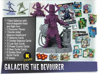 Marvel Zombies: Galactus The Devourer Expansion -paketti (Kickstarterin ennakkotilaus) Kickstarter-lautapelin laajennus CMON KS001209E