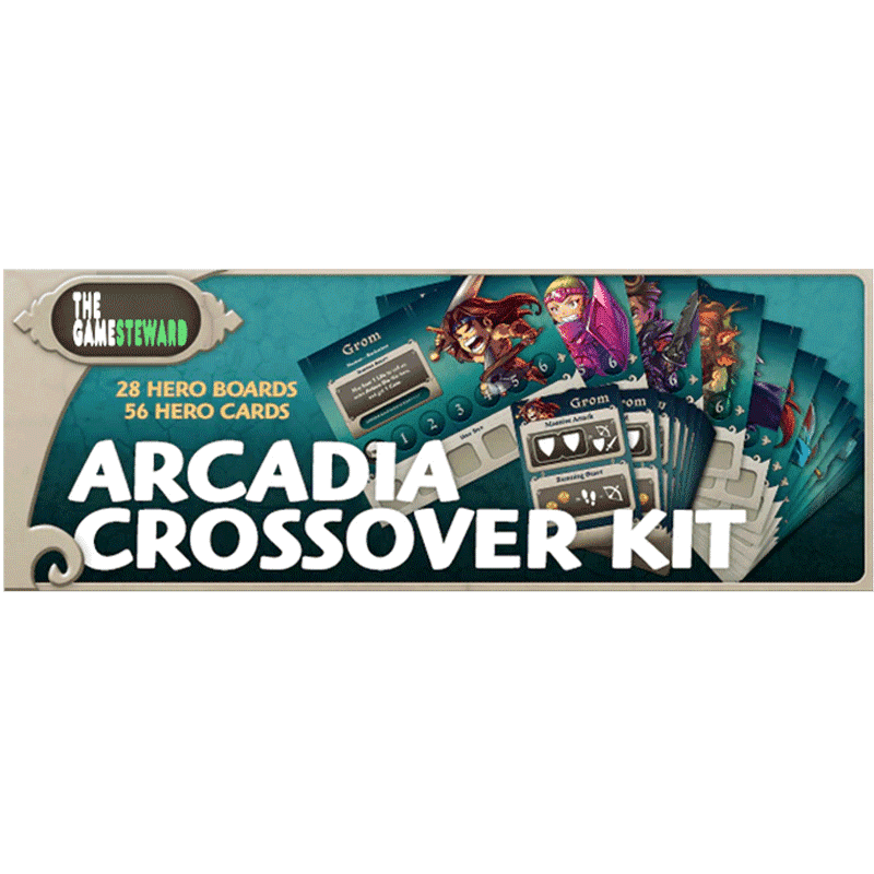 Masmorra: เกมกระดานขายปลีกของ Arcadia Crossover Kit CMON ถูก จำกัด