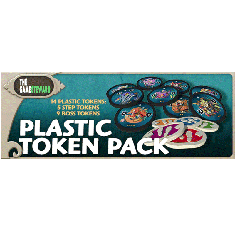 Masmorra: لعبة لوحة البيع بالتجزئة البلاستيكية Token Pack CMON محدود