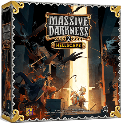 Massive Darkness 2: Hellscape rozgrywka Zakład All-In Pledge (Kickstarter w przedsprzedaży Special) Kickstarter Game CMON KS000068F