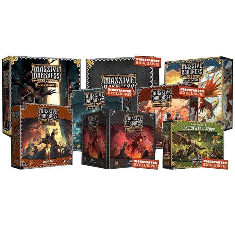Massive Darkness 2: Hellscape Pledge Kickstarter Board Game - The Game ...