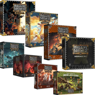 Massive Darkness 2: Hellscape rozgrywka Zakład All-In Pledge (Kickstarter w przedsprzedaży Special) Kickstarter Game CMON KS000068F