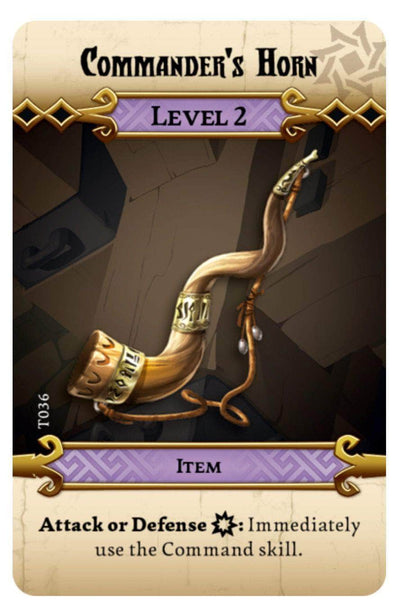 الظلام الهائل: توسيع بطاقة Commander's Horn الترويجية (Kickstarter Special) Kickstarter Board Game CMON KS800703A