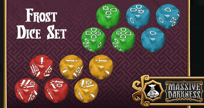 Massiv Darkness Frost Dice Set (Kickstarter Special) Kickstarter Board Game CMON Begrænset