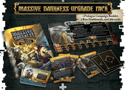 Massive Darkness: MD2 Hellscape Pledge إصدار اللغة الفرنسية (طلب خاص لطلب مسبق من Kickstarter) لعبة Kickstarter Board CMON KS000068G