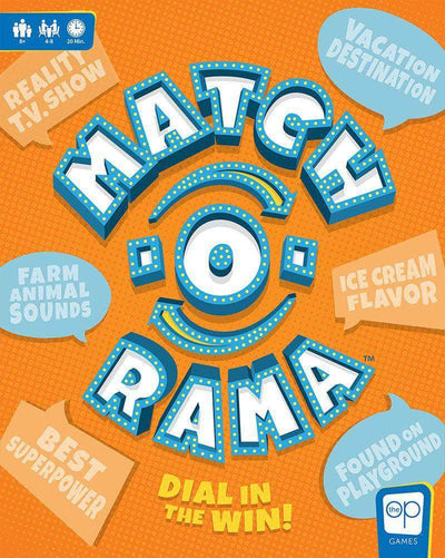 Match-O-Rama (Retail Edition) Retail Board Game The OP 0700304152398 KS800705A